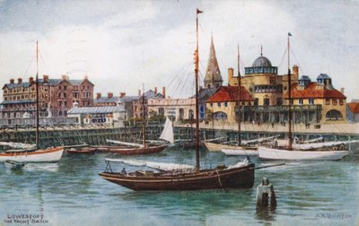 Lowestoft, le bassin à yachts - Alfred Robert Quinton